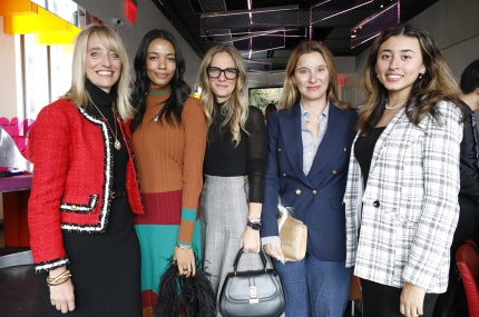 Four women standing together at the 2023 Y Leadership Luncheon.