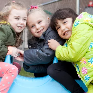 Preschoolers in pre-k programs at the YMCA