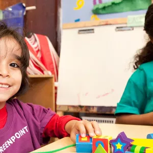 Kids at Greenpoint YMCA class