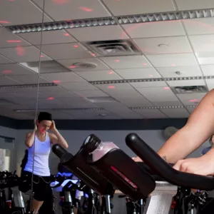 Spin class at the YMCA