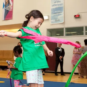 Gymnastics camp at YMCA in Manhattan