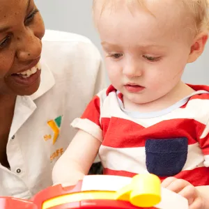 Toddler child watch at the YMCA