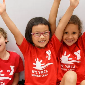 Campers having the best summer ever at YMCA in Queens