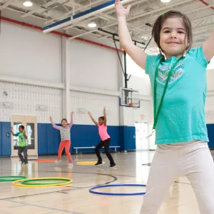 Gymnastics class at YMCA